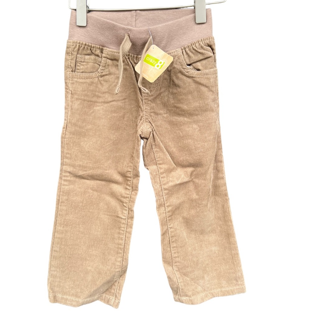🔆🔆🔆3 for $18🔆🔆🔆 Crazy 8 Pull On Cords Tan Size 2T